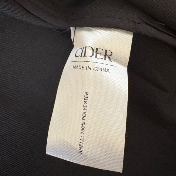Cider trench coat full length Black Small - Picture 10 of 11